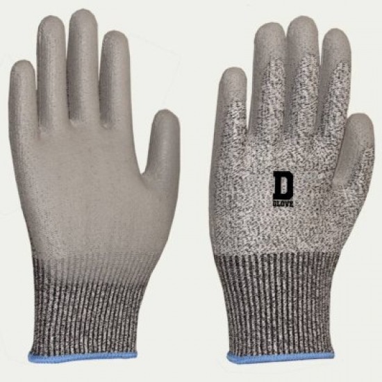 ถุงมือกันบาด ระดับ5 เคลือบPU